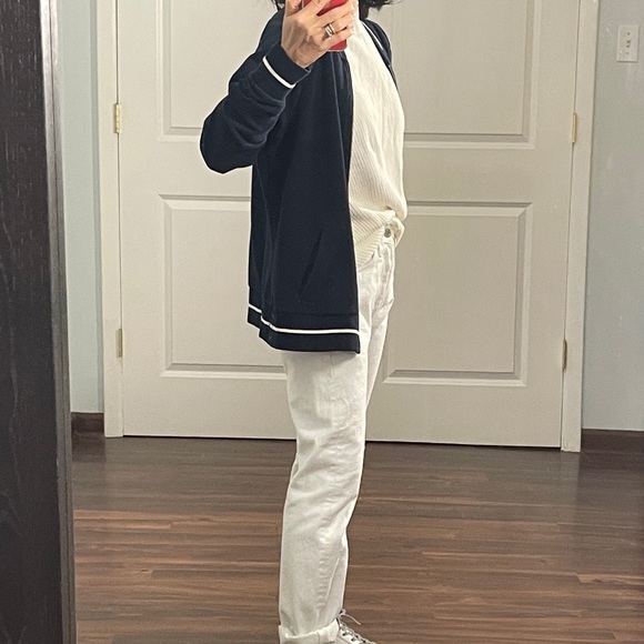 Converse Vintage Navy Stadium Sweatshirt Jacket L - Picture 5 of 9